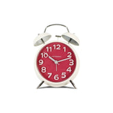 METRONIC VINTAGE PINK ANALOG ALARM CLOCK