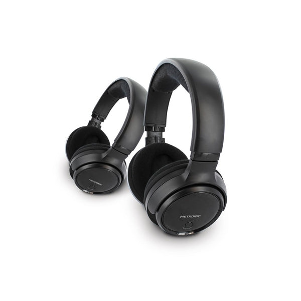 METRONIC PACK 2 WIRELESS HEADPHONES FOR STEREO TV