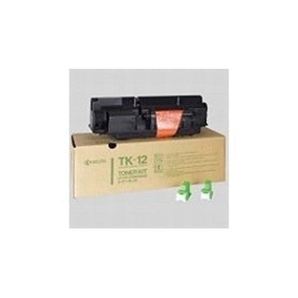 Kyocera TK 12 - Black - original - toner kit - for FS-1550, 1550 Plus, 1550A, 1600, 1600 Plus, 1600A, 3400, 3600, 3600 Plus, 3600A, 3700