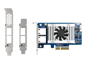 QNAP QXG-10G2T-X710 - Network Adapter - PCIe 3.0 x4 Low Profile - 10Gb Ethernet x 2 - for QNAP QSW-1208-8C, QSW-M2108-2C (QXG-10G2T-X710)