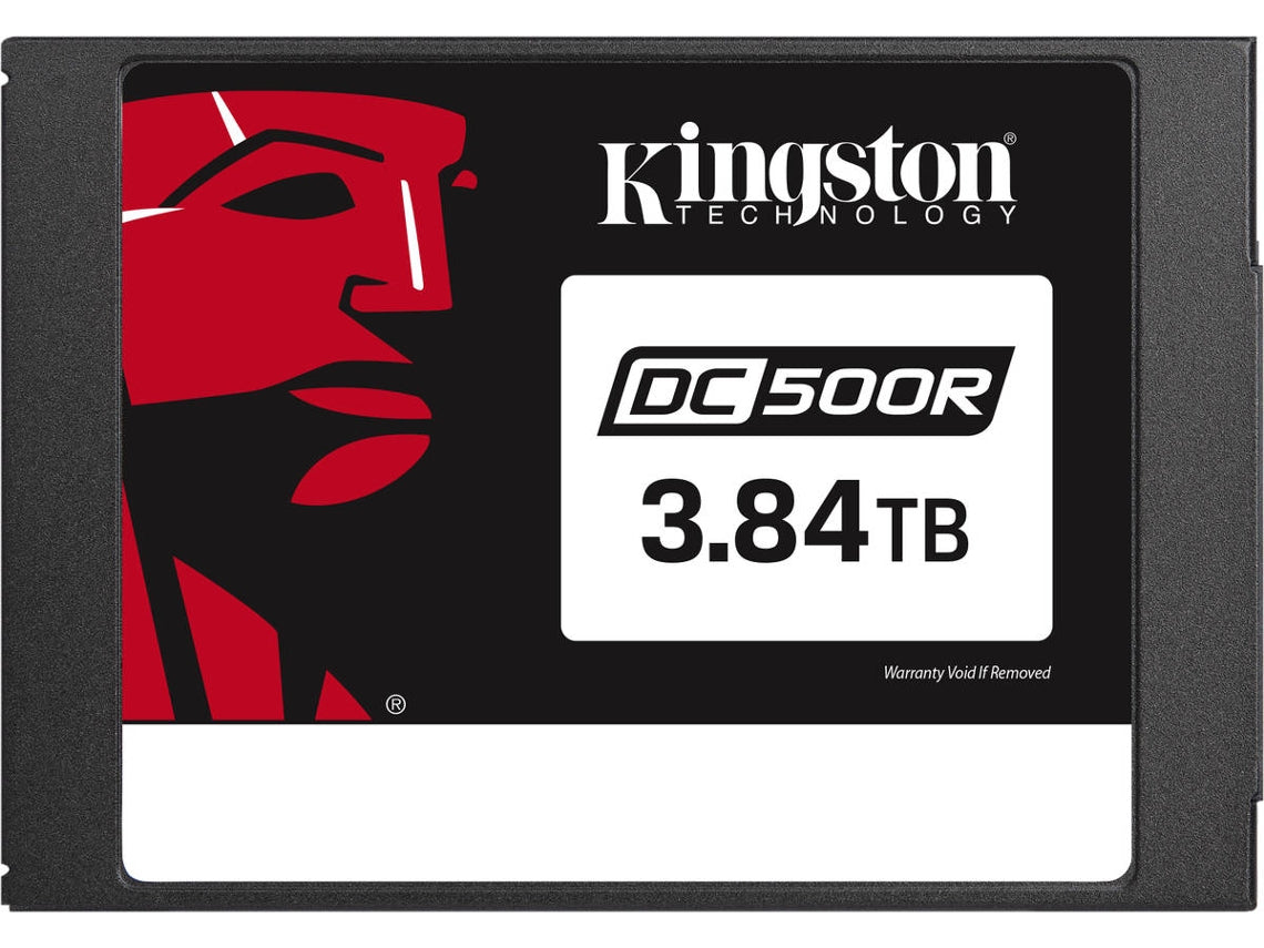 Kingston Data Center DC500R - SSD - encriptado - 3840 GB - interna - 2.5" - SATA 6Gb/s - AES - Self-Encrypting Drive (SED)