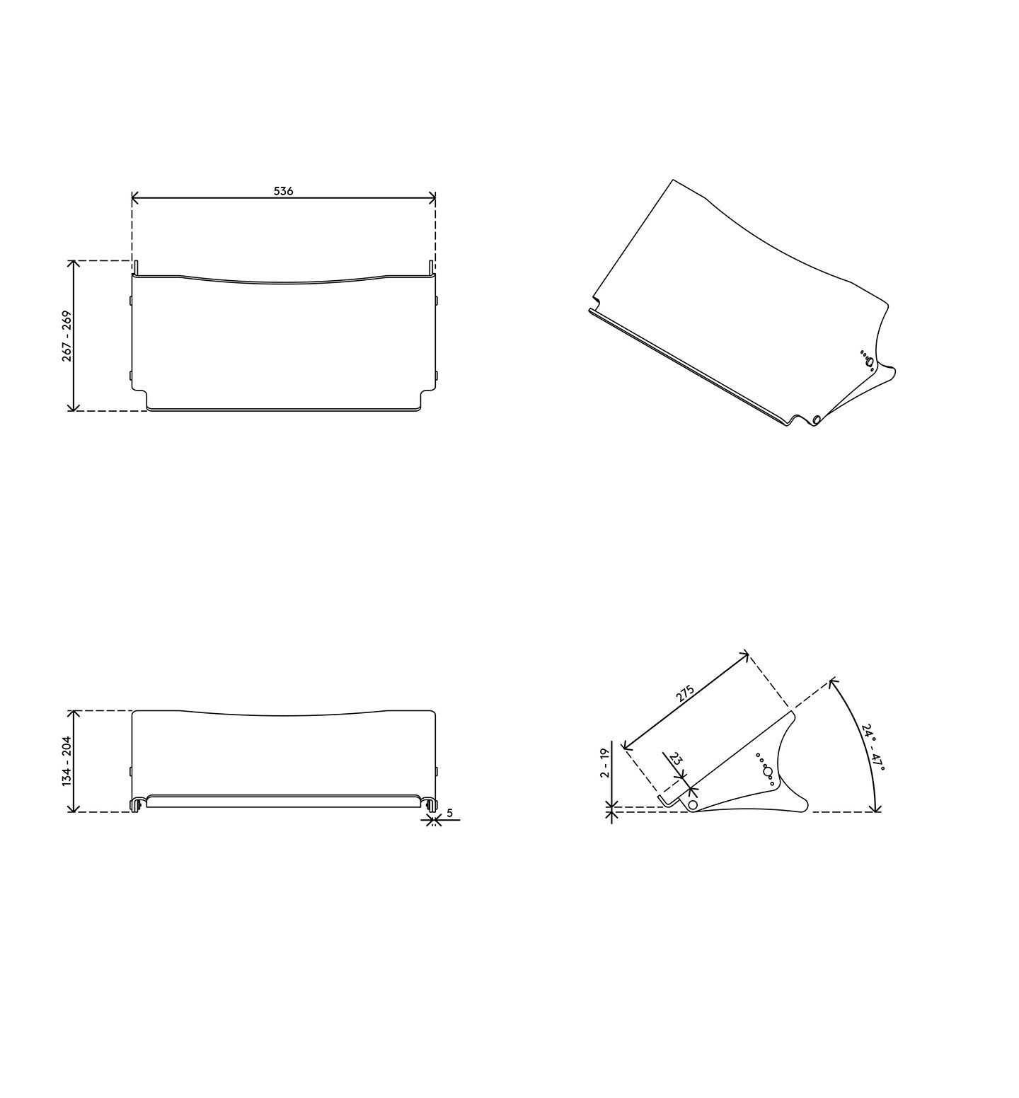 Portadocumentos Addit ErgoDoc® - ajustable