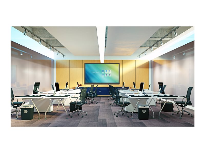 Optoma Creative Touch 3751RK - 75" Classe Diagonal 3-Series LED-backlit LCD display - interativa - com quadro branco e ecrã tátil (multi toque) - 4K UHD (2160p) 3840 x 2160 - Direct LED