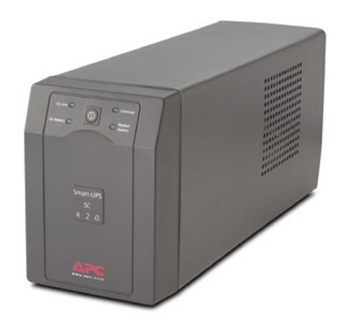 APC Smart-UPS SC 420VA - UPS - AC 120 V - 260 Watt - 420 VA - output connectors: 4 - gray - not sold in CO, VT and WA