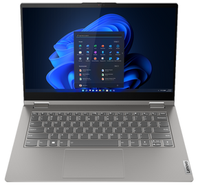 Lenovo ThinkBook 14s Yoga G2 IAP 21DM - Inverted Design - Intel Core i7 1255U / 1.7GHz - Win 11 Pro - Iris Xe Graphics - 16 GB RAM - 512 GB SSD NVMe - 14" IPS Touch Screen 1920 x 1080 (Full HD) - Wi-Fi 6 - Dual Tone Mineral Gray - kbd:Port