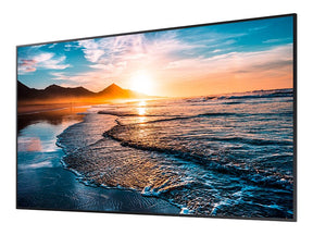 Samsung QH65R - 65" Classe Diagonal QHR Series ecrã LCD com luz de fundo LED - sinalização digital - Tizen OS 4.0 - 4K UHD (2160p) 3840 x 2160 - HDR - New Edge Backlight - preto