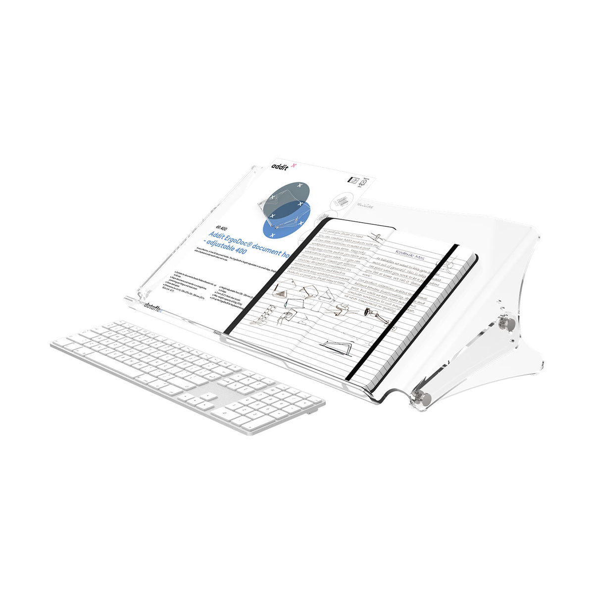 Addit ErgoDoc® document holder - adjustable