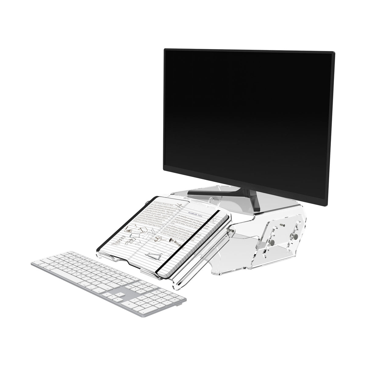 Add monitor riser - adjustable 570