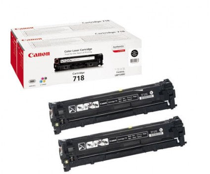 TONER 718 BK (2PK) LBP7210/LBP7680 (2662B005)