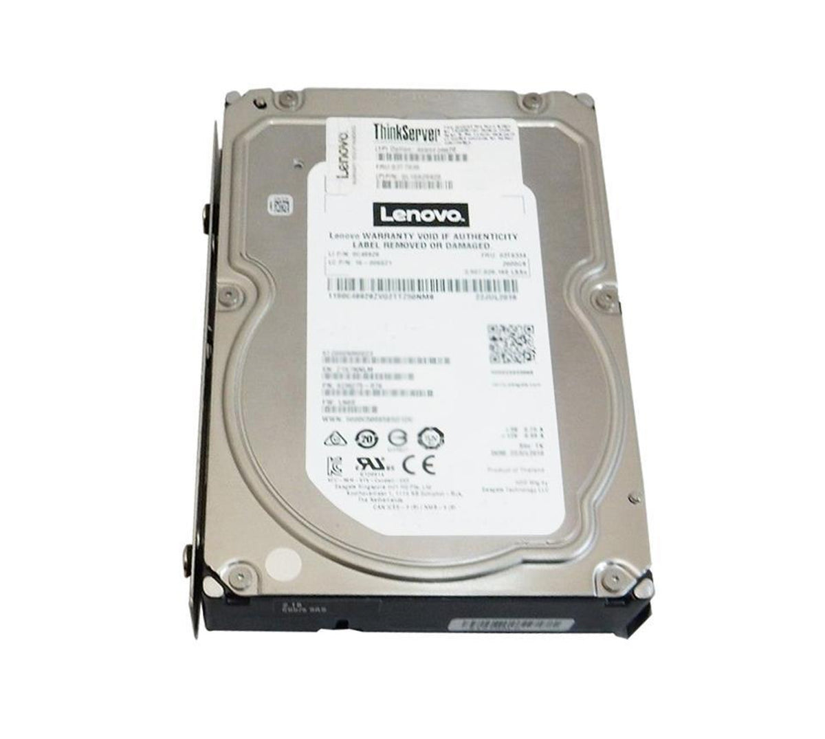 Lenovo ThinkSystem Client - Hard disk - 1 TB - internal - 3.5" - SATA 6Gb/s - 7200 rpm - for ThinkSystem ST50 7Y48, 7Y49