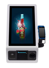 ZONERICH Kiosk ZQ-DK2100 J1900 4GB 64GB SSD + Imp 80mm Seiko + NFC + 2D QR Code Reader