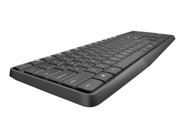 Logitech MK235 - Keyboard and Mouse Combo - Wireless - 2.4GHz - Pan-Nordic