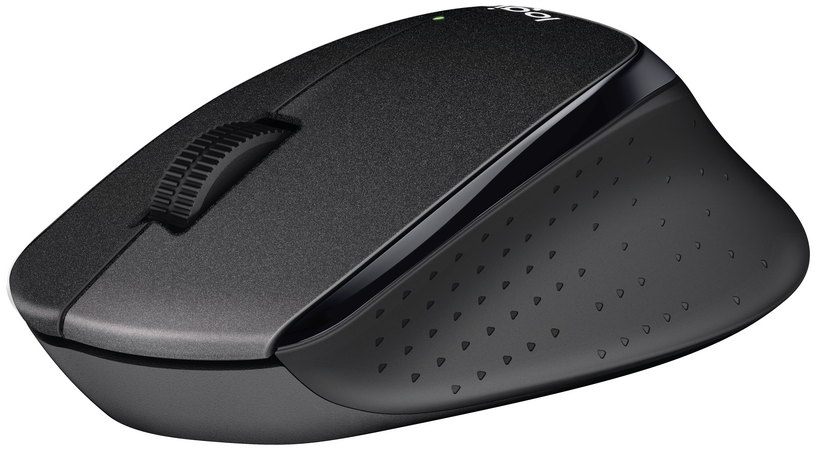 Logitech B330 Silent Plus - Ratón - óptico - 3 botones - inalámbrico - 2,4 GHz - receptor inalámbrico USB