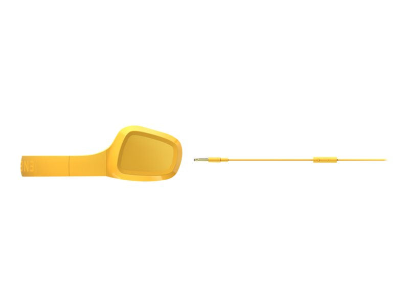 Energy Headphones 1 - Auscultadores supra-aurais com microfonoe - no ouvido - com cabo - macaco de 3,5 mm - isolamento de ruído - amarelo