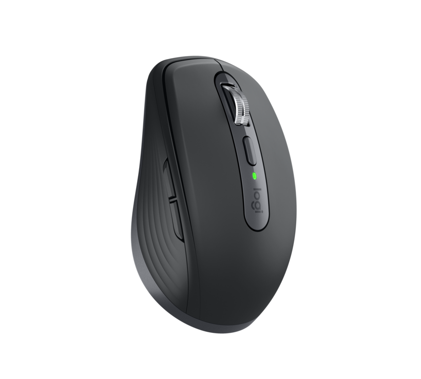 Logitech MX Anywhere 3 for Business - Rato - laser - 6 botões - sem fios - Bluetooth, 2.4 GHz - recetor USB Logitech Logi Bolt - grafite