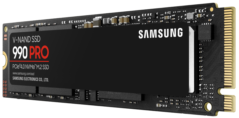 M.2 PCIe 4.0 NVMe SSD SAMSUNG 2TB 990 PRO Disipador de calor-7450R/6900W (MZ-V9P2T0BW)