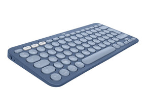 Logitech K380 Multi-Device Bluetooth Keyboard for Mac - Keyboard - Wireless - Bluetooth 3.0 - AZERTY - French - Blueberry