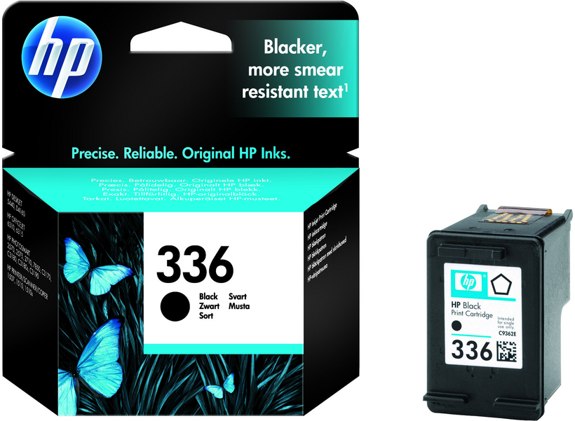 HP 336 - 5 ml - black - original - ink cartridge - for Deskjet 5440, Photosmart 2575, psc 1510