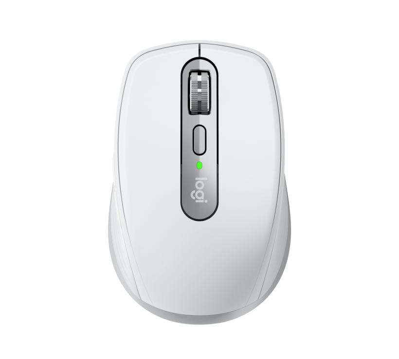 Logitech MX Anywhere 3 for Business - Mouse - Laser - 6 Buttons - Wireless - Bluetooth, 2.4GHz - Logitech Logi Bolt USB Receiver - Pale Gray