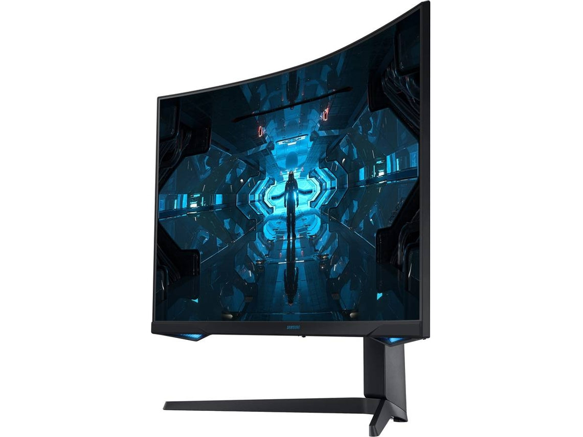 Samsung Odyssey G7 C32G75TQSR - G75T Series - LED monitor - curved - 32" - 2560 x 1440 WQHD @ 240 Hz - VA - 600 cd/m² - 2500:1 - DisplayHDR 600 - 1 ms - HDMI, 2xDisplayPort - black