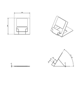 Addit notebook riser - adjustable 388