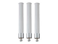 HPE Aruba ANT-3x3-2005 - Antenna Kit - Pole Mount - Outdoor - 5 dBi (for 2.4 - 2.5 GHz) - Omni-directional - White (JW030A)