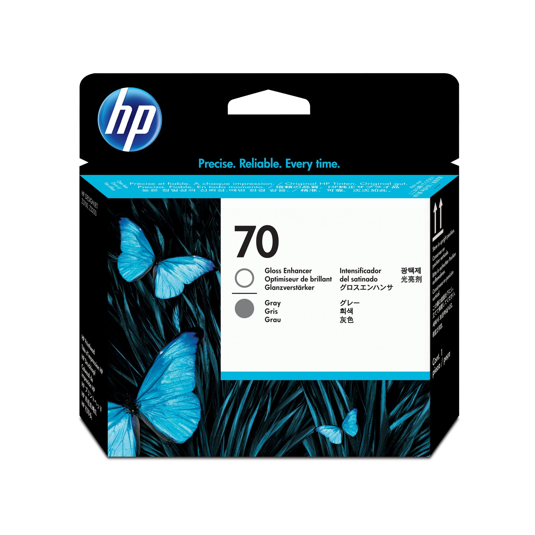 HP 70 - Cinza, intensificador de brilho - cabeçote de impressora - para DesignJet Z3100, Z3100 GP, Z3100ps GP, Z3200, Z3200ps