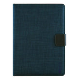 Tech air Universal - Capa flip cover para tablet - poliéster, tecido - azul com textura - 10.1"