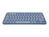 Teclado Bluetooth multidispositivo Logitech K380 para Mac - Teclado - Inalámbrico - Bluetooth 3.0 - QWERTZ - Alemán - Blueberry