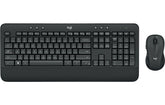 Logitech MK545 Advanced - Combinación de teclado y ratón - Inalámbrico - 2,4 GHz - QWERTY - Estándar internacional de EE. UU.