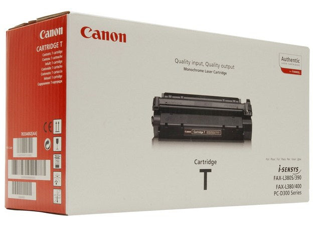 Canon T - Black - original - black - toner cartridge - for FAX L380, L380S, L390, L400, ImageCLASS D320, D340, LASER CLASS 310, 510, PCD320, D340