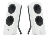 Logitech Z207 - Altavoces - para PC - 2.0 canales - inalámbrico - Bluetooth - 5 Watt (Total) - blanco (980-001293)