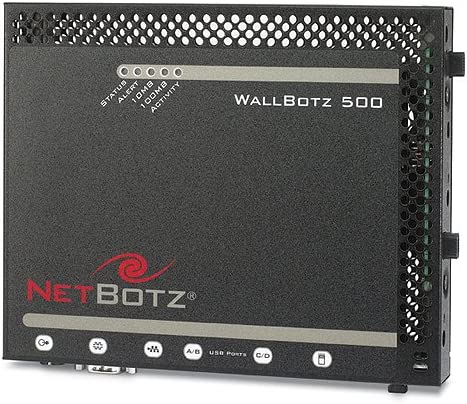 Dispositivo de pared NetBotz 500 de APC con cámara - Dispositivo de monitoreo ambiental - LAN de 100 Mb (NBWL0500)