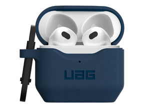 UAG Rugged Case for Airpods (3rd Gen, 2021) - Std. Issue Silicone_001 Mallard - Bolsa for wireless earbuds - antimicrobiano - silicone - mallard - para Apple AirPods (3ª geração)