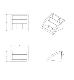 Viewmate utensil tray - option 170