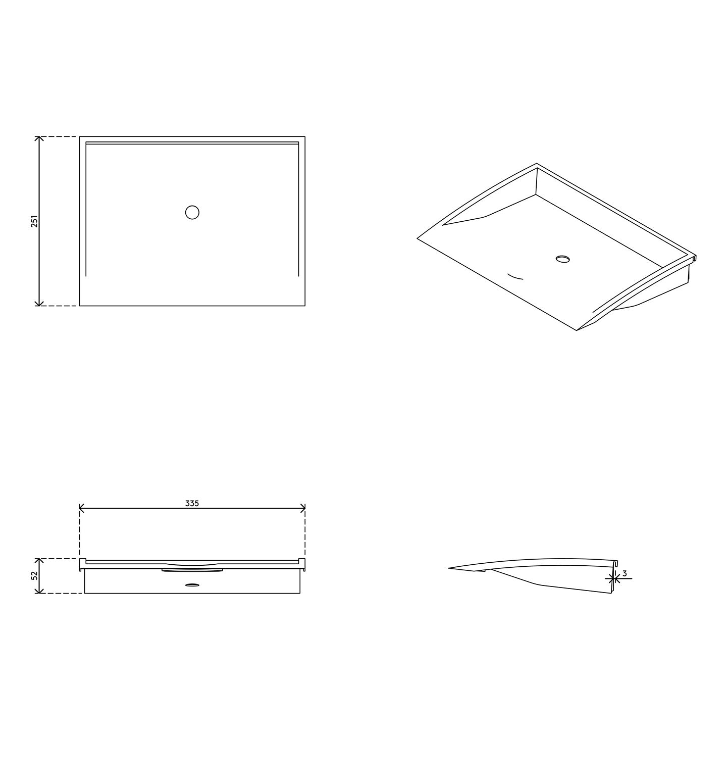 Viewmate A4 tray - option 190