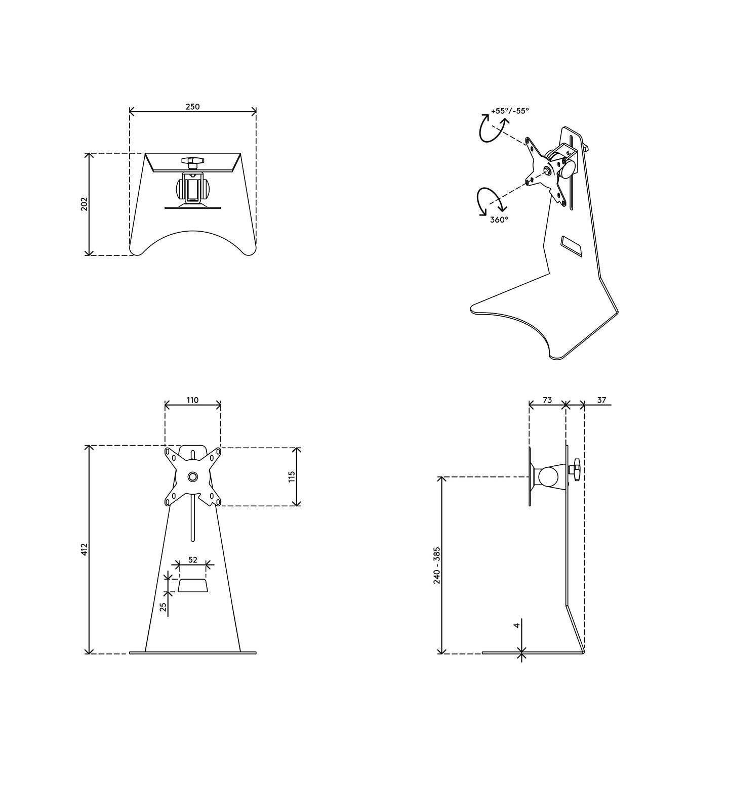 añadir soporte para monitor 500