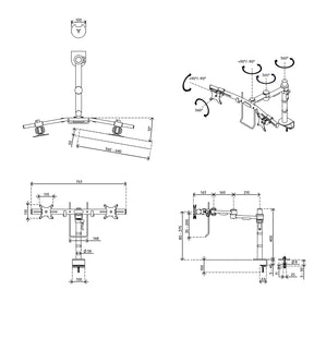 Viewmate monitor arm - desk