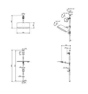 Viewmate workstation - wall 732