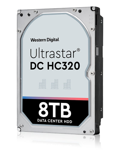 WD Ultrastar DC HC320 HUS728T8TALE6L4 - Hard drive - 8 TB - internal - 3.5" - SATA 6Gb/s - 7200 rpm - buffer: 256 MB