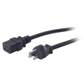 APC - Cable de alimentación - IEC 60320 C19 a NEMA 5-15 (M) - 2,4 m - negro - para P/N: SMT2200I-AR, SMT2200R2I-AR, SMT3000I-AR, SMT3000R2I-AR, SMX3000HVTUS, SRT10RMXLIX806