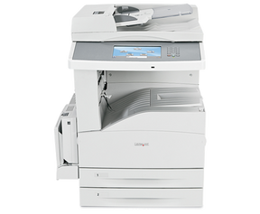 Lexmark X860de 4 - Multifunction printer - B/W - laser - A3/Ledger (297 x 432 mm) (original) - A3/Ledger (media) - up to 35 ppm (copy) - 1100 sheets - 33.6 Kbps - USB 2.0 , Gigabit LAN, USB host