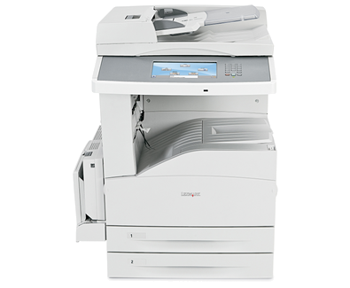 Lexmark X860de 4 - Impressora multi-funções - P/B - laser - A3/Ledger (297 x 432 mm) (original) - A3/Ledger (media) - até 35 ppm (cópia) - 1100 folhas - 33.6 Kbps - USB 2.0, Gigabit LAN, host USB