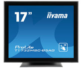 iiyama ProLite T1732MSC-B5AG - Monitor LED - 17" - ecrã de toque - 1280 x 1024 - TN - 250 cd/m² - 1000:1 - 5 ms - HDMI, VGA, DisplayPort - altifalantes - preto