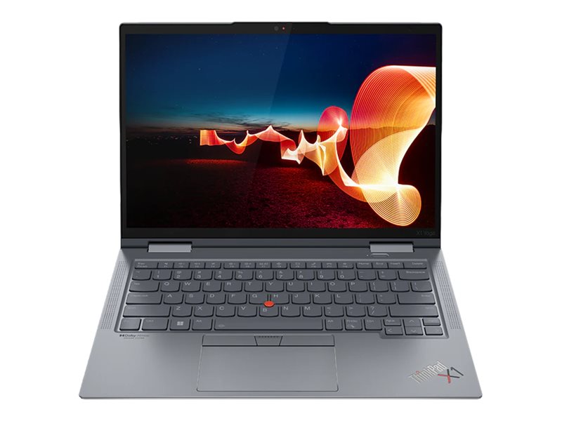 Lenovo ThinkPad X1 Yoga Gen 7 21CD - Inverted Design - Intel Core i5 1240P / 1.7 GHz - Evo - Win 11 Pro - Iris Xe Graphics - 16 GB RAM - 512 GB SSD TCG Opal Encryption 2, NVMe, Performance - 14" IPS screen touch 1920 x 1200 - NFC, Wi-Fi 6E - gray