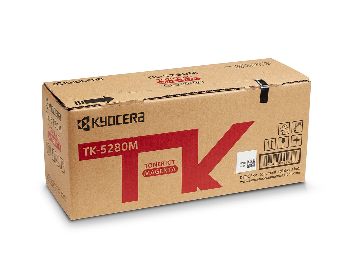 Kyocera TK 5280M - Magenta - original - toner kit - for ECOSYS M6235cidn, M6235CIDN/KL3, M6635cidn, M6635CIDN/KL3, P6235cdn, P6235CDN/KL3