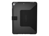 UAG Case for iPad 10.2-in (9/8/7 Gen, 2021/2020/2019) - Scout w/ Folio Black - Capa flip cover para tablet - 10.2" - para Apple 10.2-inch iPad (7ª geração, 8ª geração)