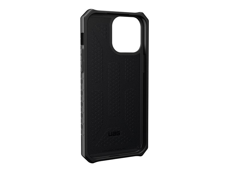 UAG Rugged Case para iPhone 13 Pro Max 5G [6.7 pulgadas] - Monarch Crimson - Cubierta trasera del teléfono - Resistente - Policarbonato, Caucho, Cuero de grano superior, Aleación de metal - Escarlata - 6.7" - para Apple iPhone 13 Pro Max