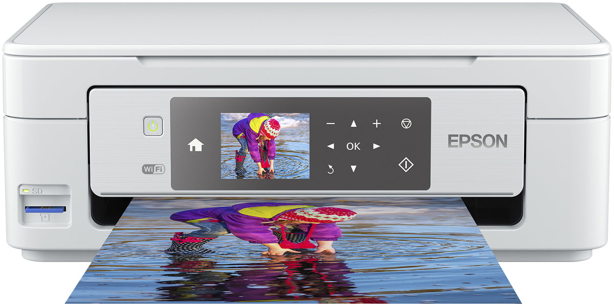 Epson Expression Home XP-455 - Multifunction Printer - Color - Inkjet - A4/Legal (media) - up to 10 ppm (print) - 100 sheets - USB, Wi-Fi