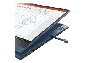 Lenovo ThinkBook 14s Yoga ITL 20WE - Design invertido - Intel Core i7 1165G7 / 2.8 GHz - Win 11 Pro - Iris Xe Graphics - 16 GB RAM - 512 GB SSD NVMe - 14" IPS ecrã de toque 1920 x 1080 (Full HD) - Wi-Fi 6 - azul abismo de duplo tom - kbd: Português -